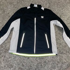 Men's Black and Gray Lightweight Jacket